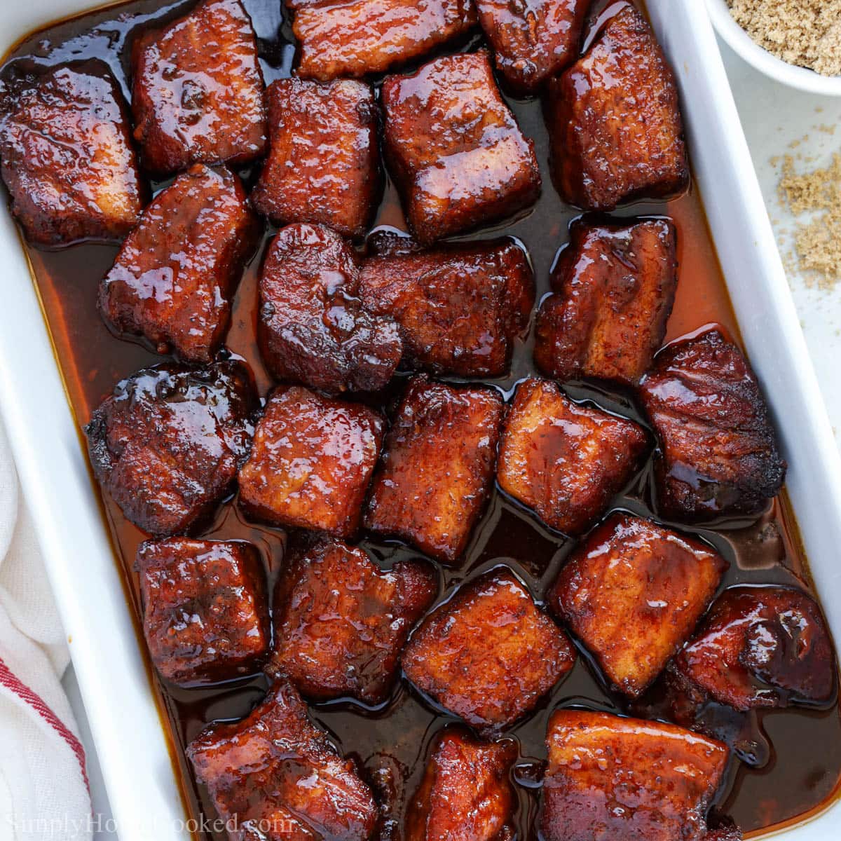 Pork Belly Burnt Ends - Simply Home Cooked