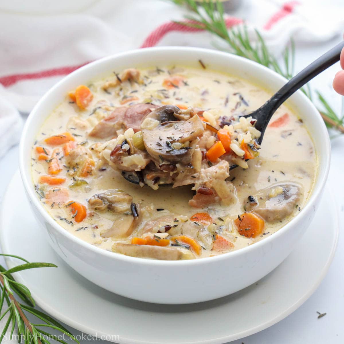 Chicken Wild Rice Soup - Simply Home Cooked