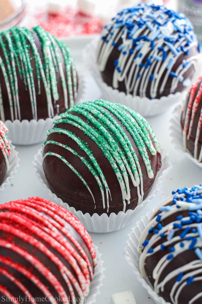 Hot Chocolate Bombs Recipe - Simply Home Cooked