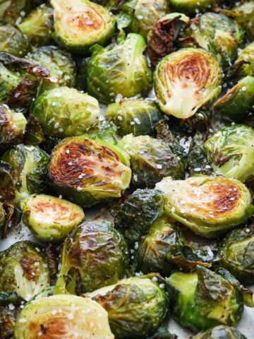 Roasted Brussels Sprouts.