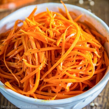 Shredded Carrot Salad ⋆ Sugar, Spice and Glitter