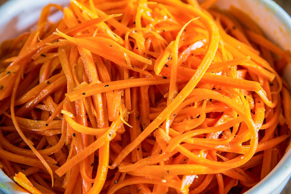 KOREAN CARROT GRATER SALAD Orange + Recipe RUSSIAN UKRAINIAN