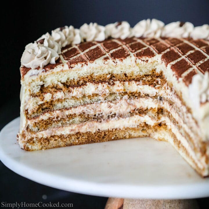 Tiramisu Cake Recipe (VIDEO) - Simply Home Cooked