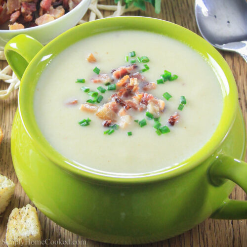 Potato Leek Soup - Simply Home Cooked