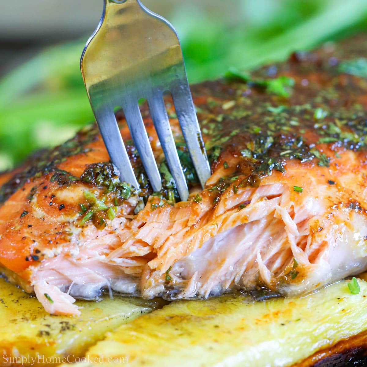 Grilled Honey Soy Salmon (VIDEO) - Simply Home Cooked