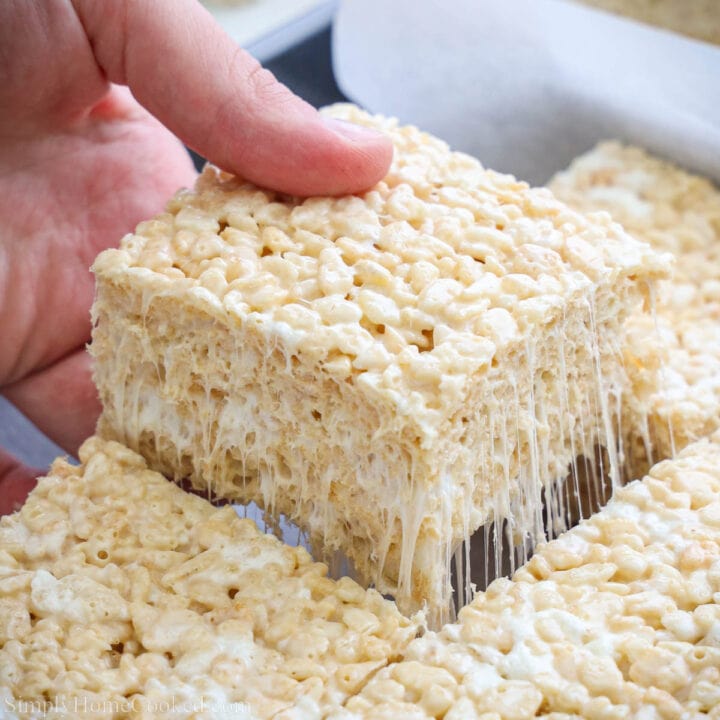 Brown Butter Rice Krispie Treats - Simply Home Cooked