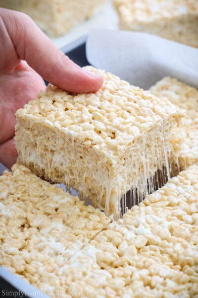 Brown Butter Rice Krispie Treats - Simply Home Cooked