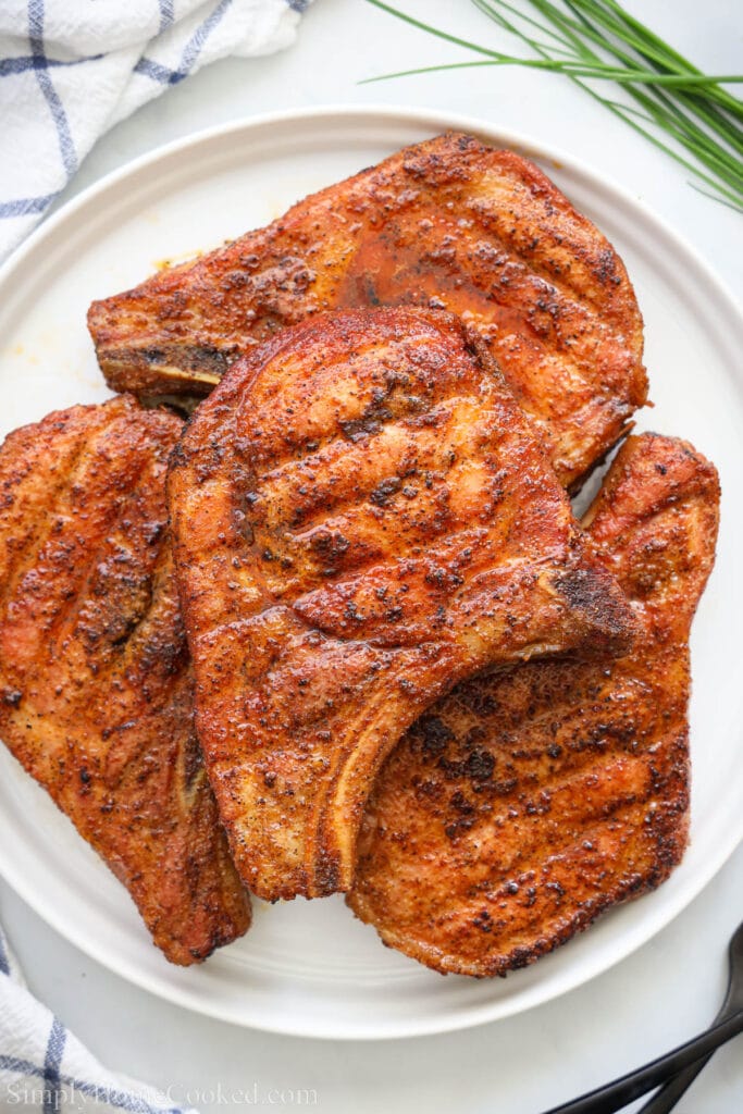 Smoked Pork Chops - Simply Home Cooked