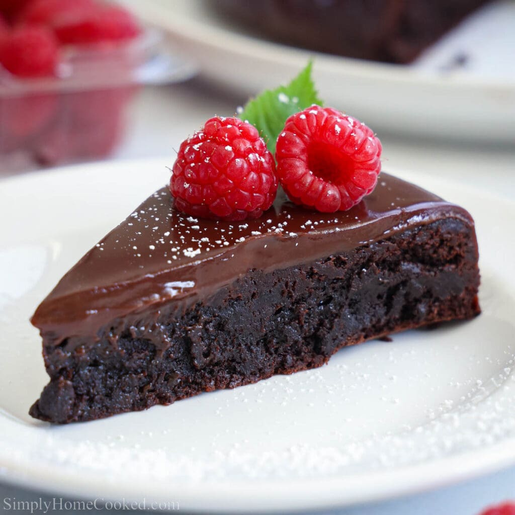 Flourless Chocolate Cake - Simply Home Cooked