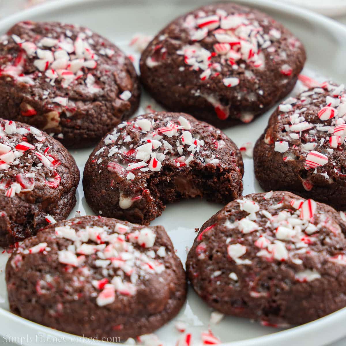 Chocolate Peppermint Cookies - Simply Home Cooked