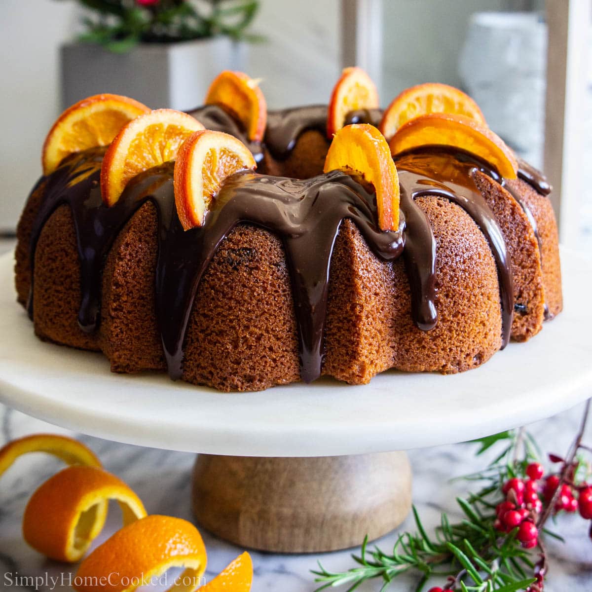 Cranberry-Orange-Spice Bundt® Cake