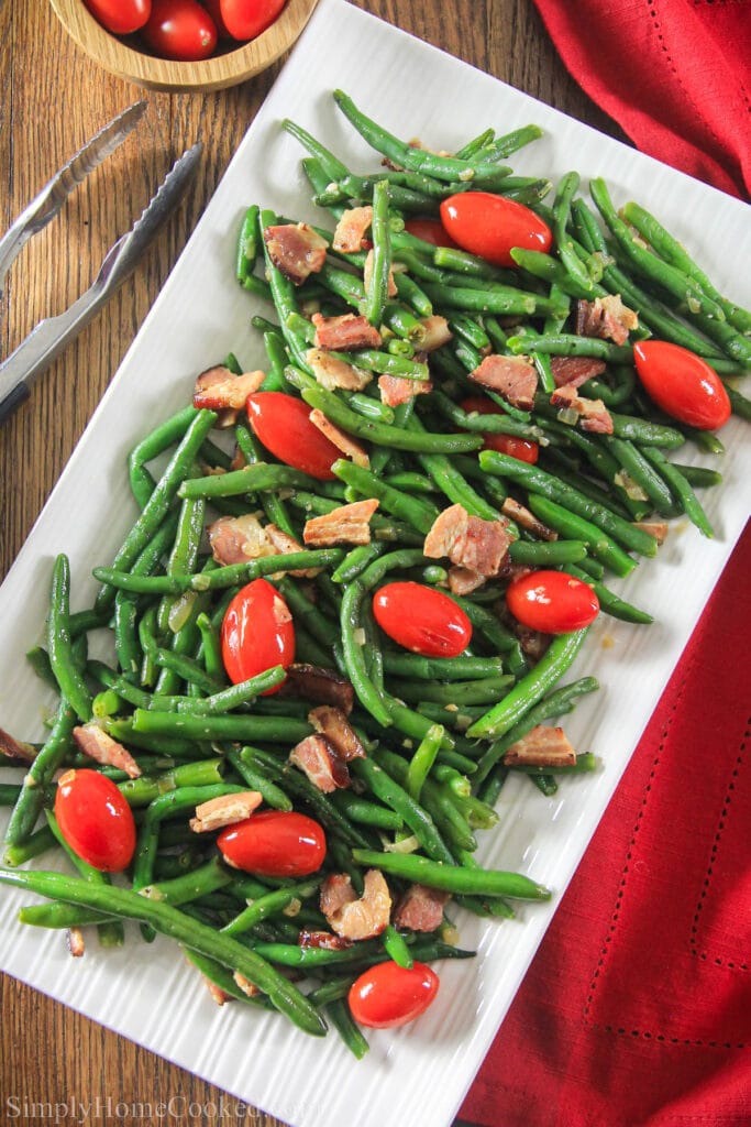 Green Bean Salad with Bacon Simply Home Cooked