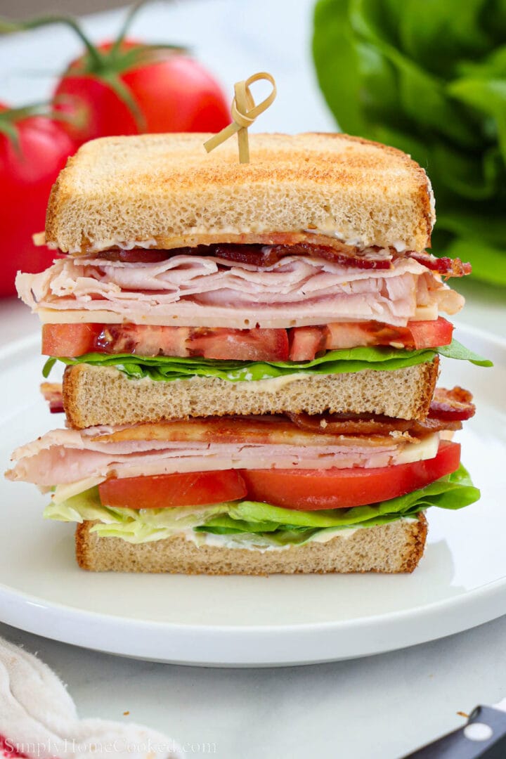 Turkey Club Sandwich - Simply Home Cooked