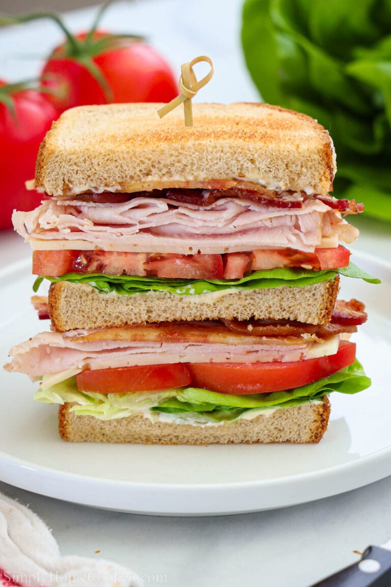 Turkey Club Sandwich Simply Home Cooked easy-turkey-club-sandwich