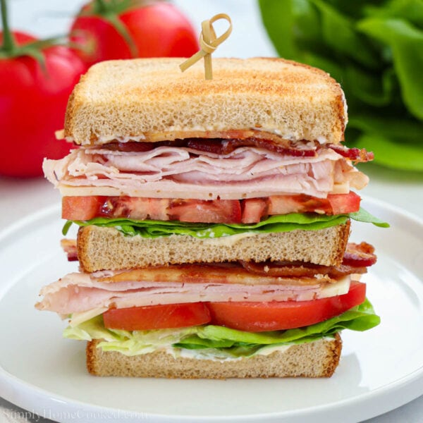 Turkey Club Sandwich - Simply Home Cooked