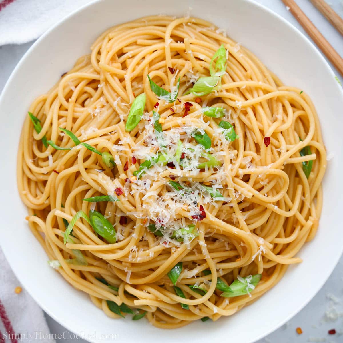 The Best Garlic Noodles - Simply Home Cooked