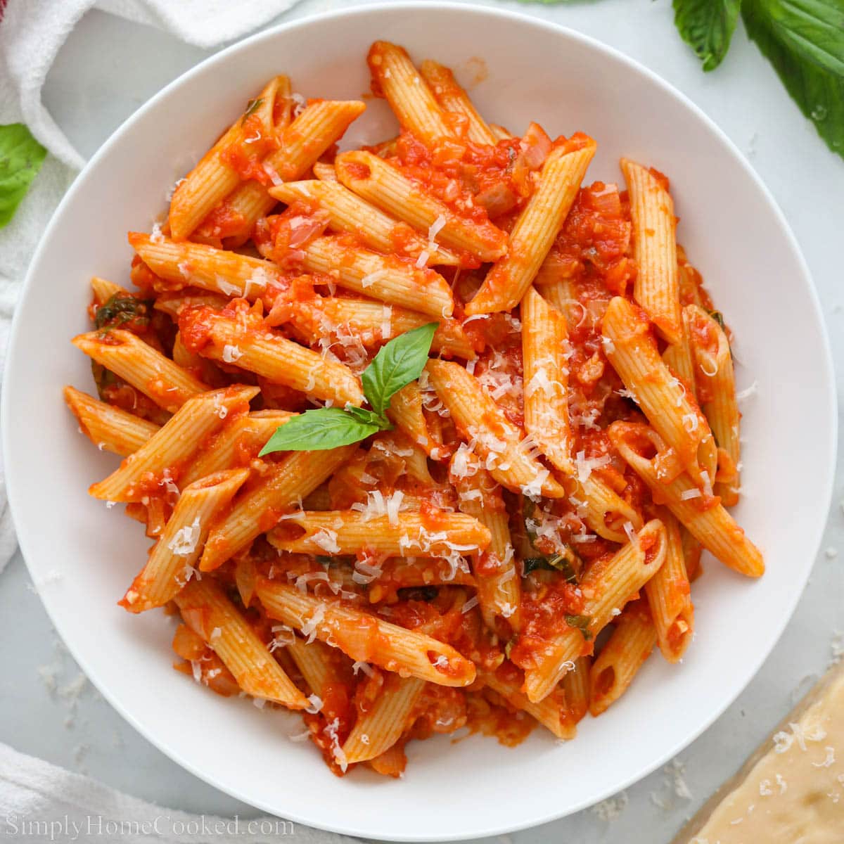 Penne Pomodoro - Simply Home Cooked