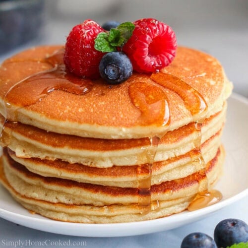 Almond Flour Pancakes (gluten-free) - Simply Home Cooked