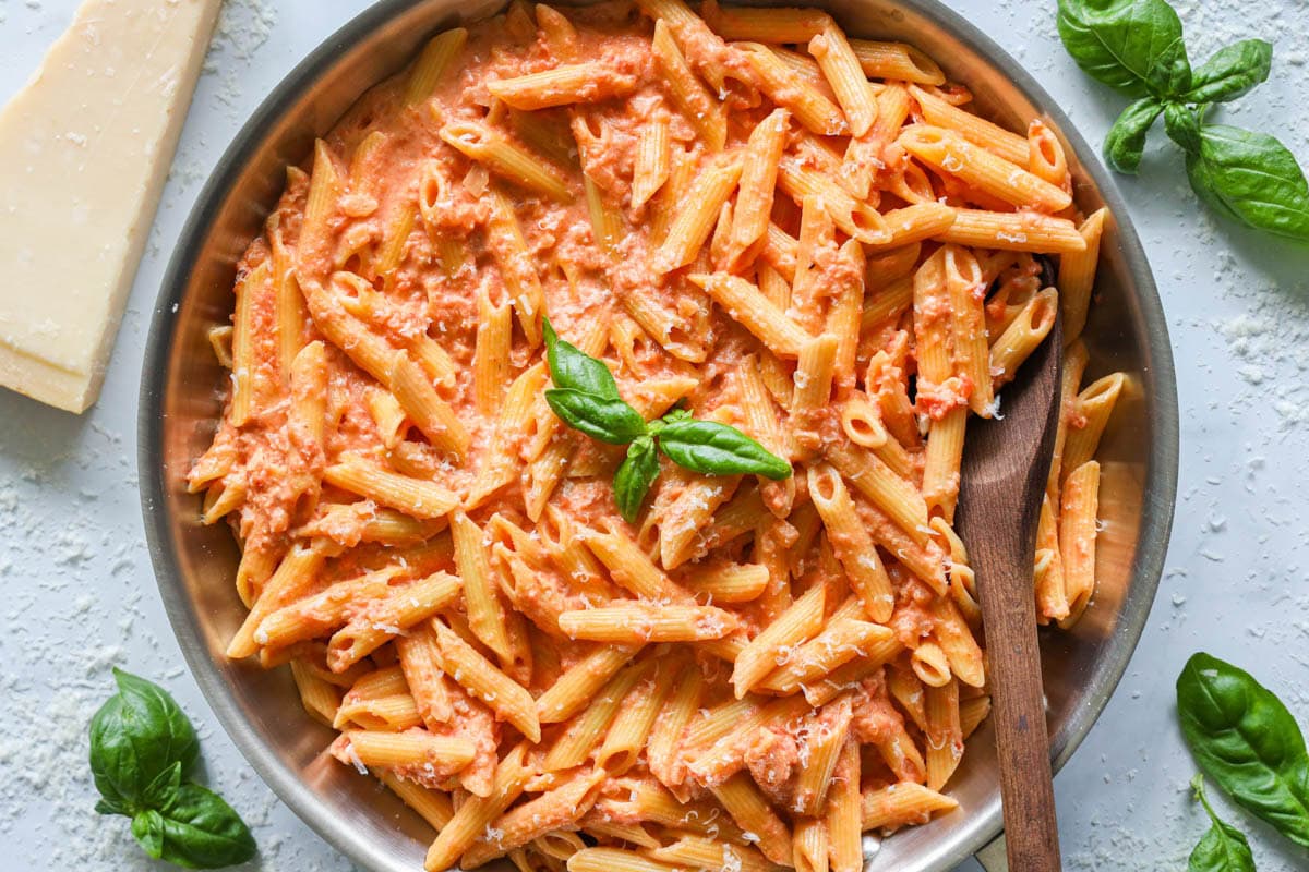 Overview of Penne Alla Vodka. 
