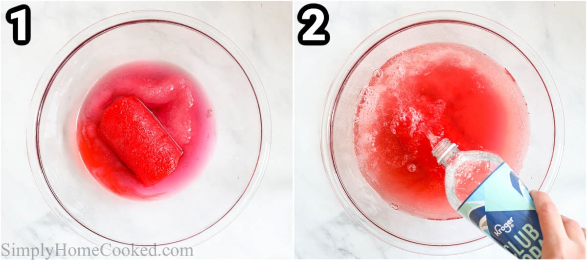 Steps to make Sparkling Fruit Punch: